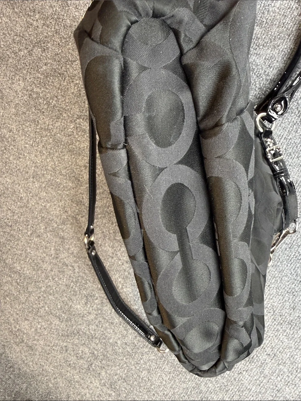 Coach Madison Lindsey Op Art Satchel  Bag with Removable Strap - NICE!